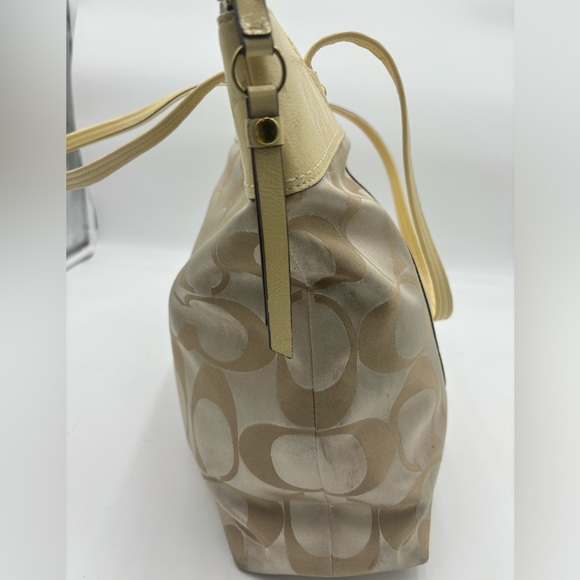 COACH Logo Monogram Large Shoulder Bag - Picture 3 of 14